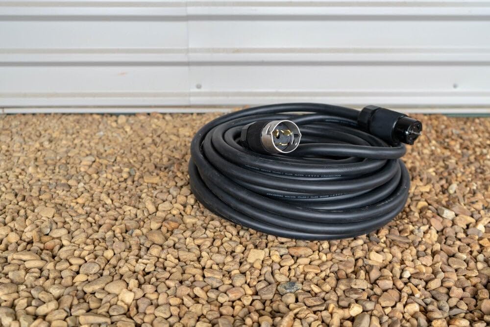 Southwire Power Distribution Extension Cord - Splits 50-Amp Service into Dual Feeds - Flexible Jacket - Oil & Moisture Resistant - WC596 Grade - 6/3 & 8/1 STOW - 100 Foot