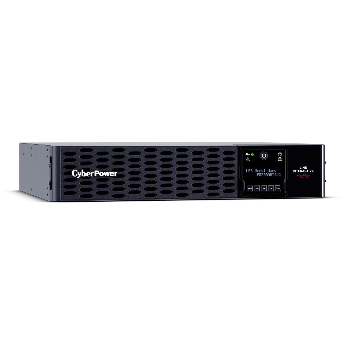 CyberPower PR3000RT2UC Smart App Sinewave UPS Battery Backup and Surge Protector, 3000VA/3000W, 30A, 9 Outlets, 2U Rack/Tower, AVR, Built-in Cloud Monitoring, UL Certified
