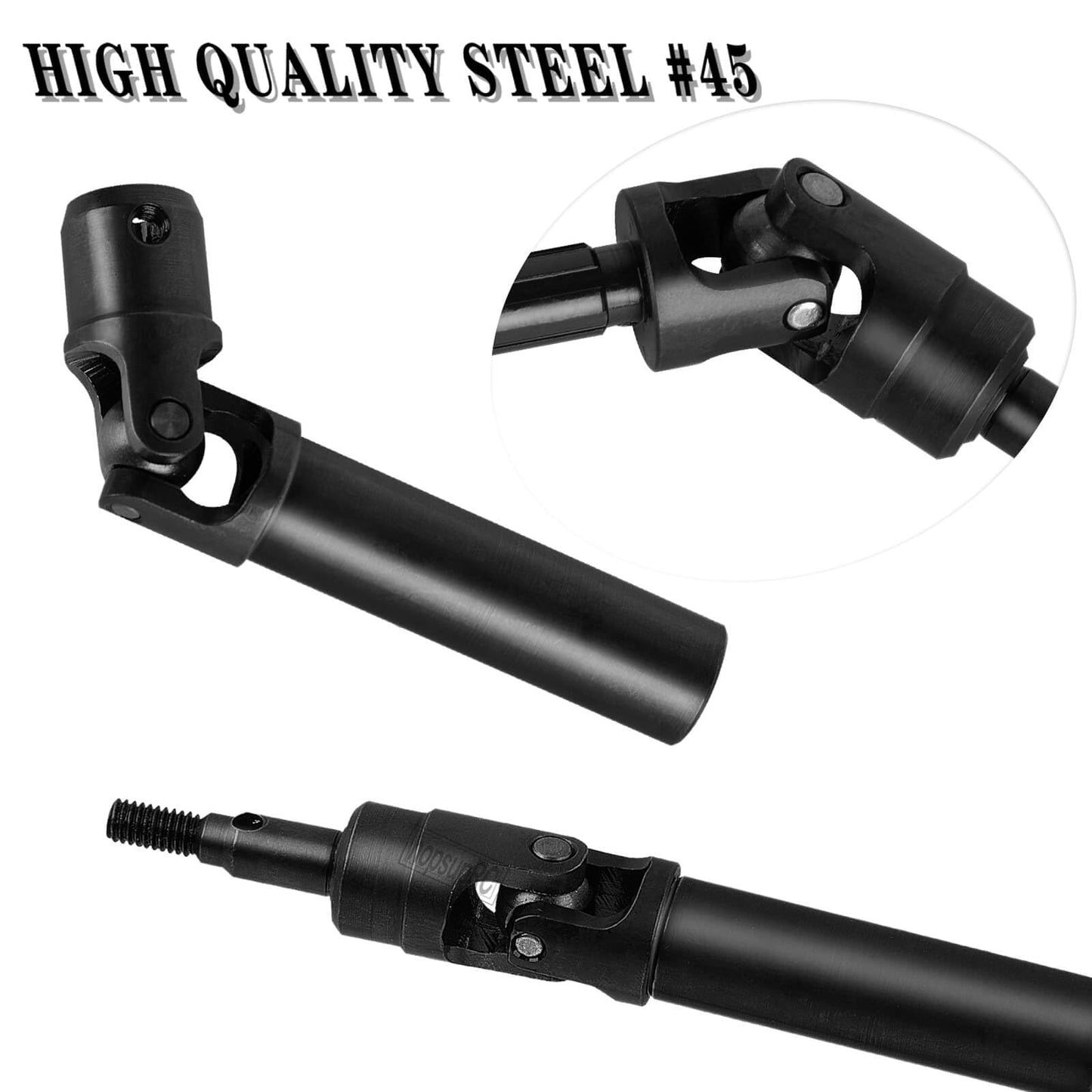 hopsupRC Upgrade Parts for 1/10 Big Rock 4X4 V3 3S BLX,RC Shocks&Arms&Caster Blocks hubs&25T Direct Mount Servo Saver&Steering Bellcranks&CVD&Support&Gearbox&Center Driveshafts&Links,Red