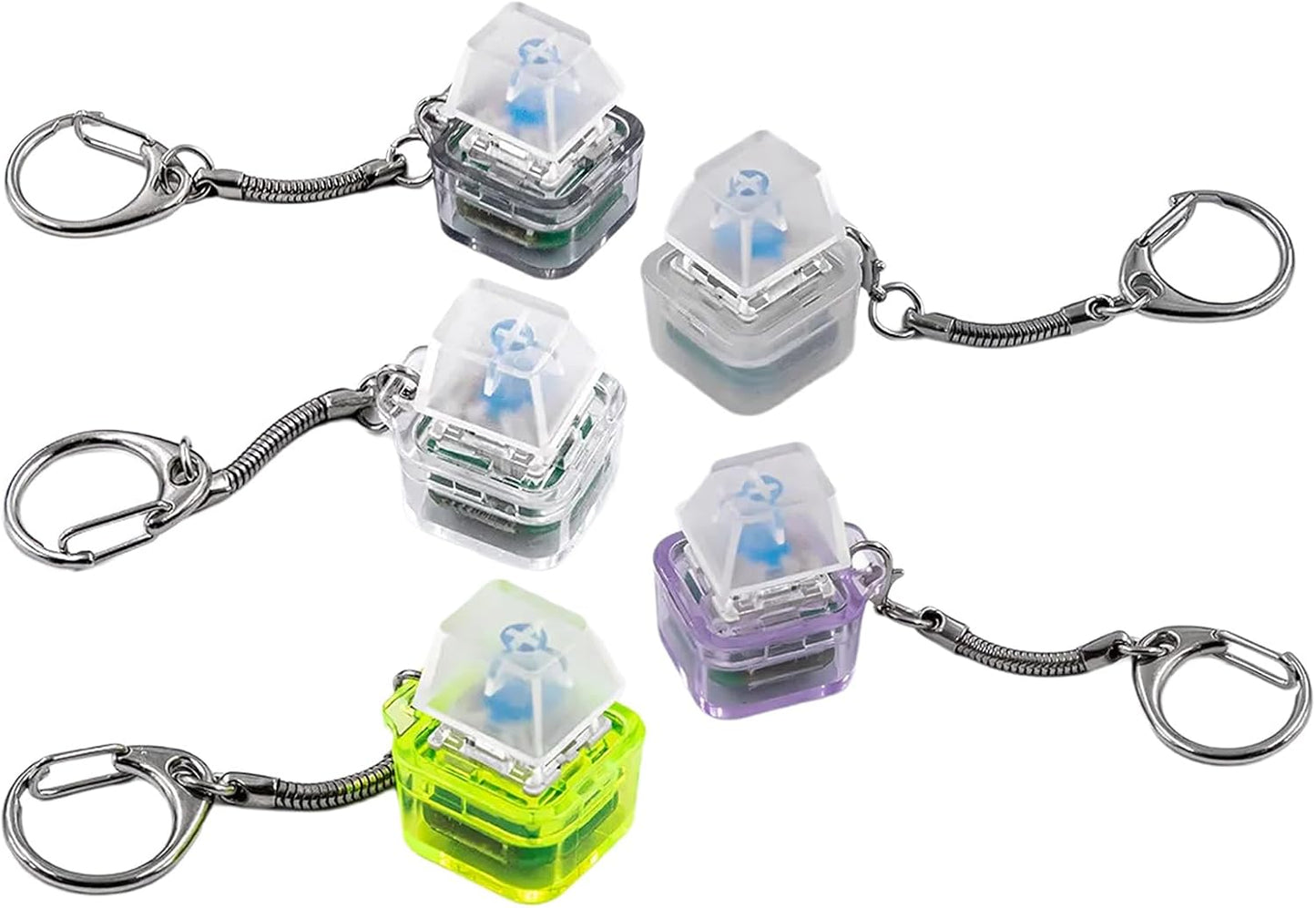 ZSYTF Light Keyboards Switches Shafts Tester Keychain Mechanical Keyboards Switches Testing Tool Stress Relief Toy
