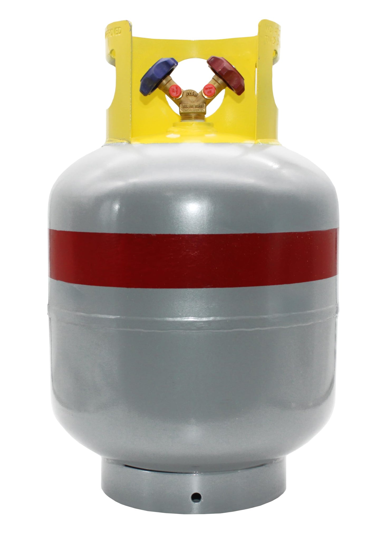 Flame King 50LB A2L Refrigerant Recovery Cylinder Tank, 400 PSI, Dual Y-Valve Liquid/Vapor, Heavy-Duty Steel, HVAC Recovery & Storage