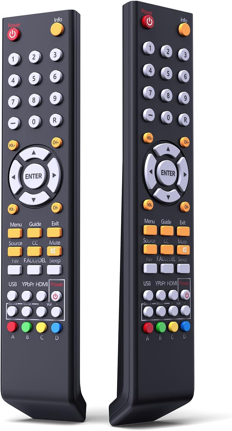 RETROSUN Replacment (8142026670003C) Universal Remote Control for All Sceptre TV LED LCD HDTV