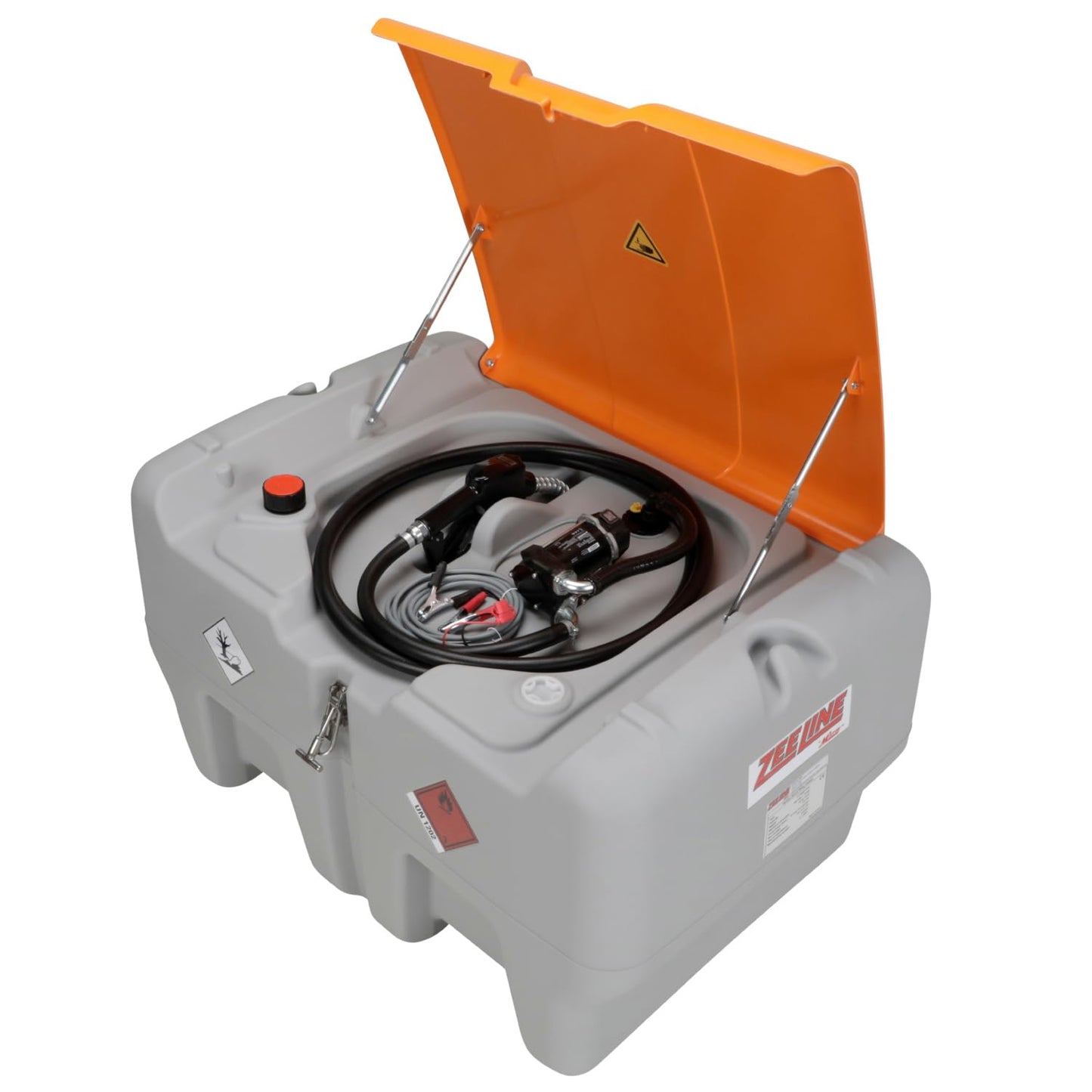 ZEELINE BY MILTON Portable Diesel Tank, 116-Gallon Capacity, Diesel Fueling Station with 12V Electric Transfer Pump