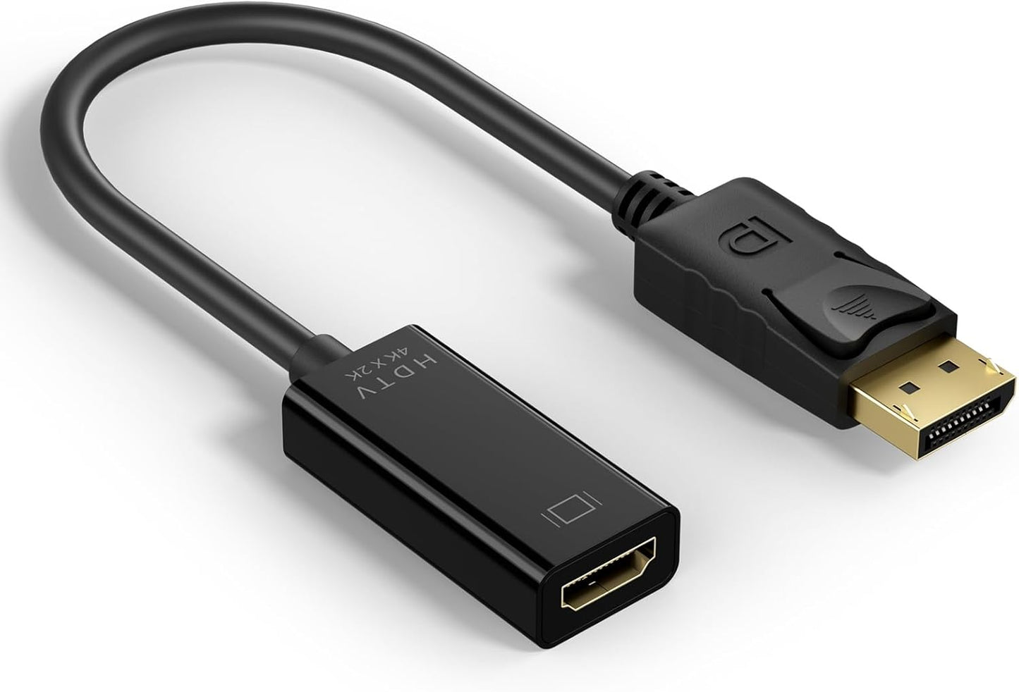 Vanjua 4K DisplayPort to HDMI Adapter, Uni-Directional Display Port DP to HDMI Adapter Cable Male to Female Compatible