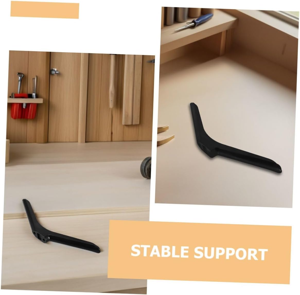 Uonlytech 3 32 Inch Pairs Universal Tv Legs with Screws for Televisions, Tabletop Tv Stand Replacement Base, Desktop