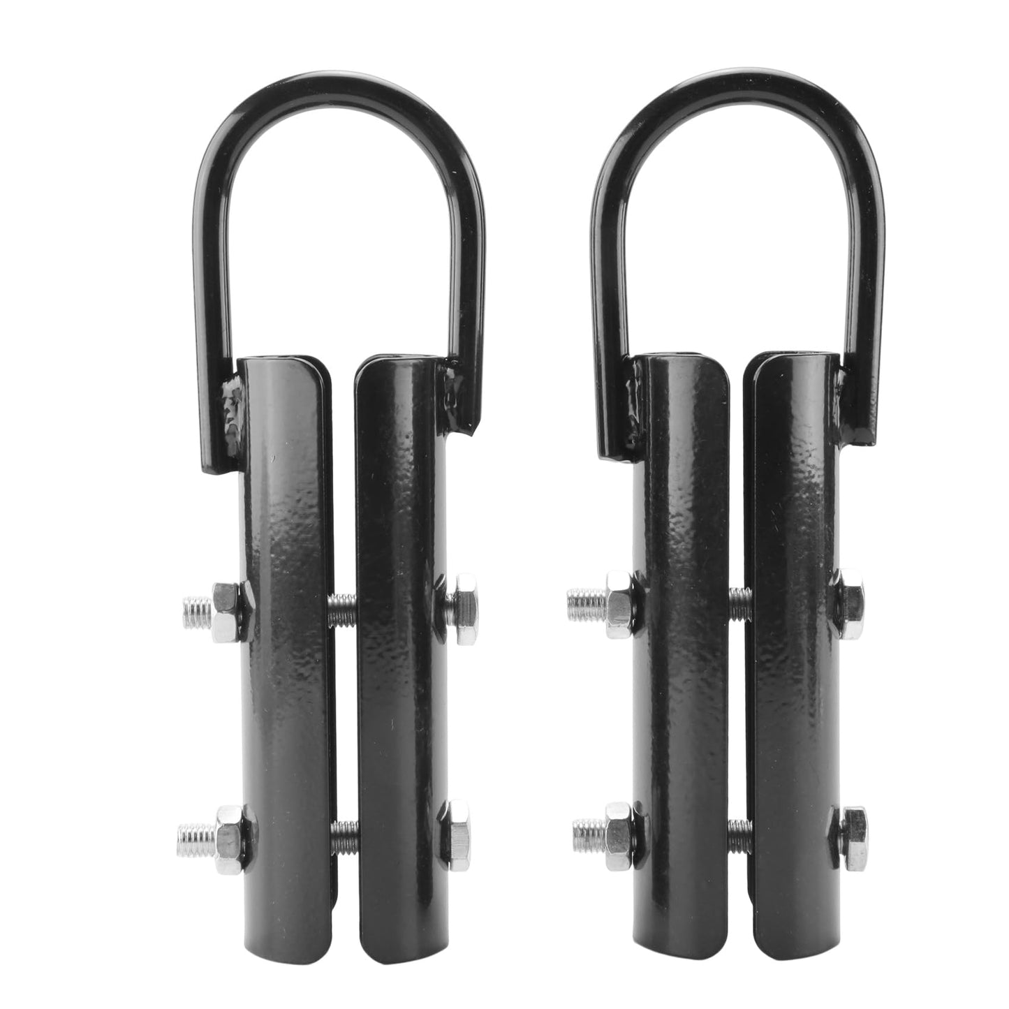 MuNanshan 1.5” Climbing Rope Clamp, 2 Sets Rope Climb Clasp Workout Rig Attachment Hook for Rope Climbing Gym Strength Training