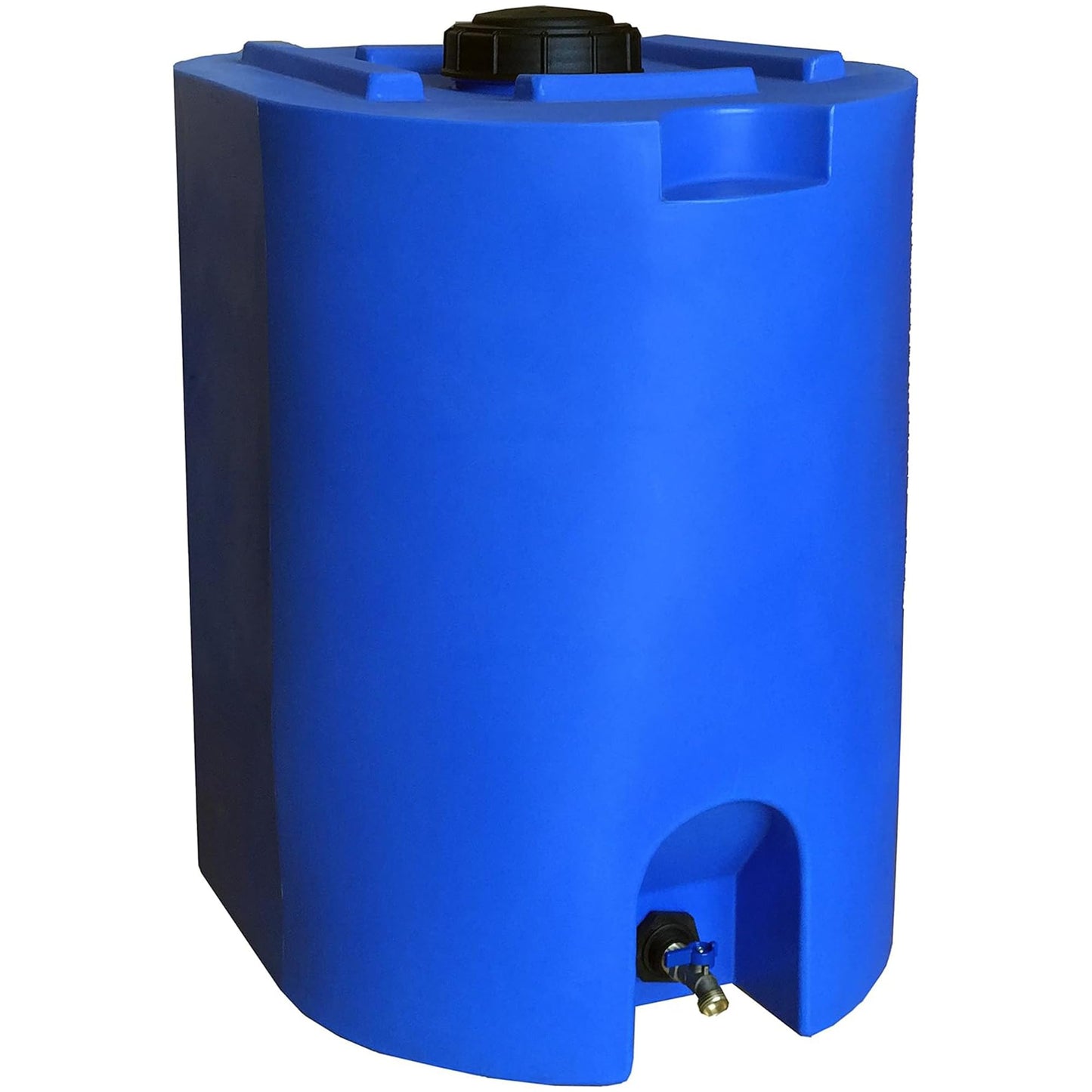 WaterPrepared 4 Pack Water Tank, Rain Barrel Storage, Stackable Drum, 55 Gallon