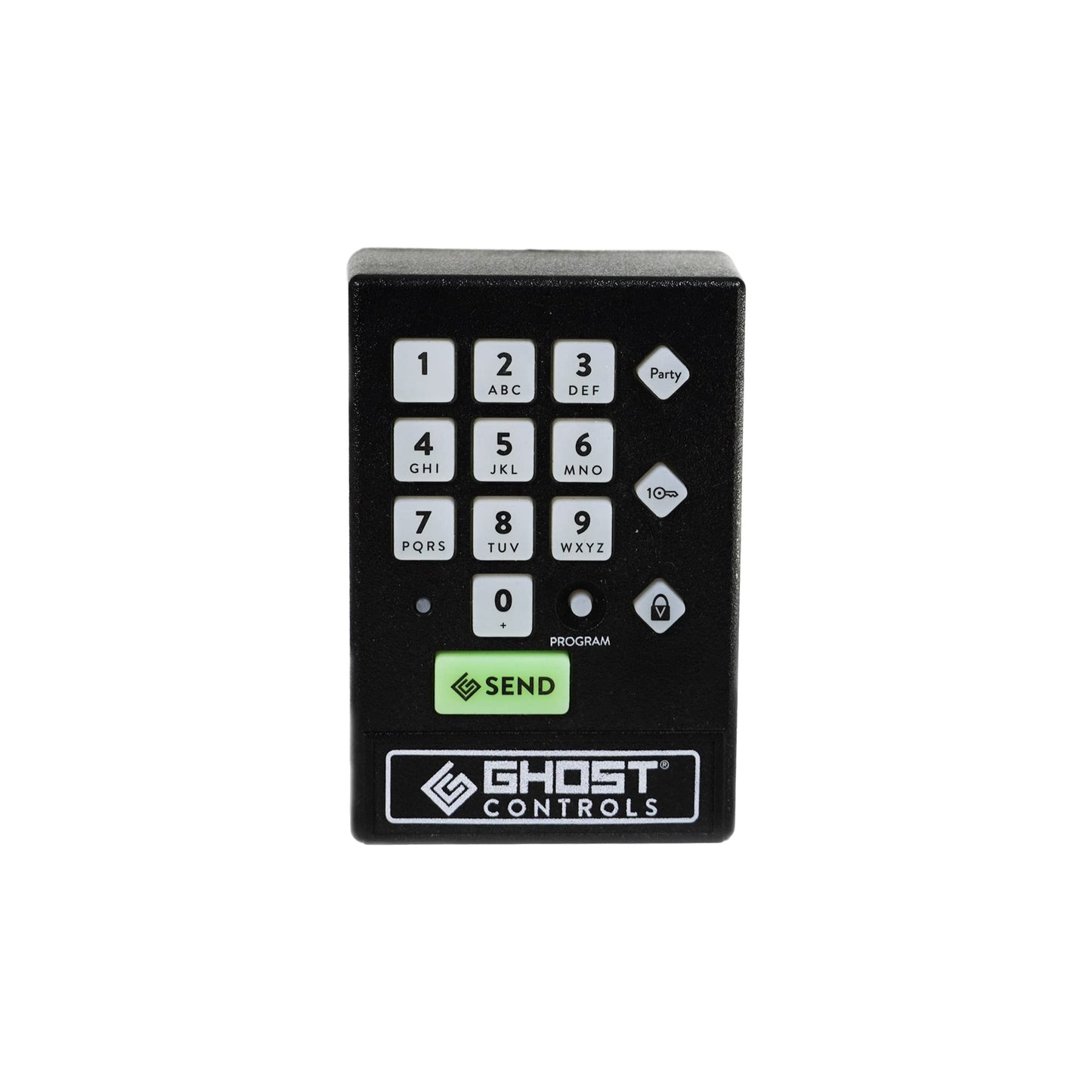 Ghost Controls Heavy Duty Single Solar Automatic Gate Opener Push-to-Open Access Bundle
