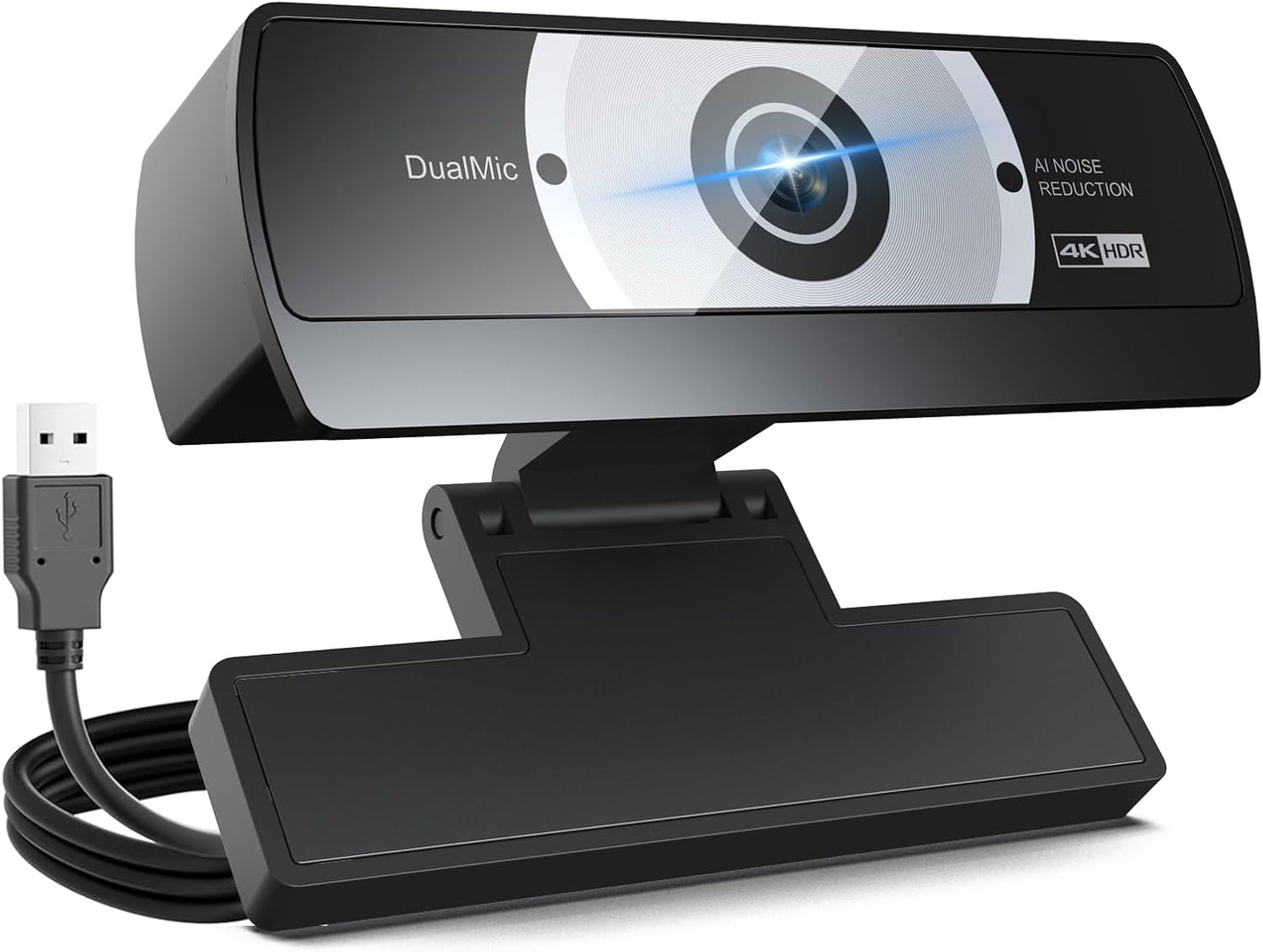 XOCLON 4K 4K 80 Webcam for PC - Ultra HD Computer Camera with PDAF Autofocus, AI Noise-Canceling Mic, USB Plug & Play
