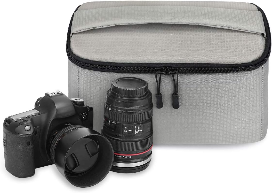 S-ZONE Compact Padded Camera Bag for DSLR & SLR - Versatile Protection for Sony, Canon, Nikon