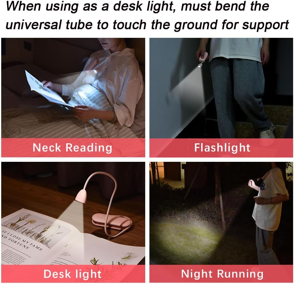 McmhyingPop 3 1 1800mAh in LED Book Light, Desk Lamp & Flashlight, Rechargeable Table Lamp for Home Office, Bed Reading
