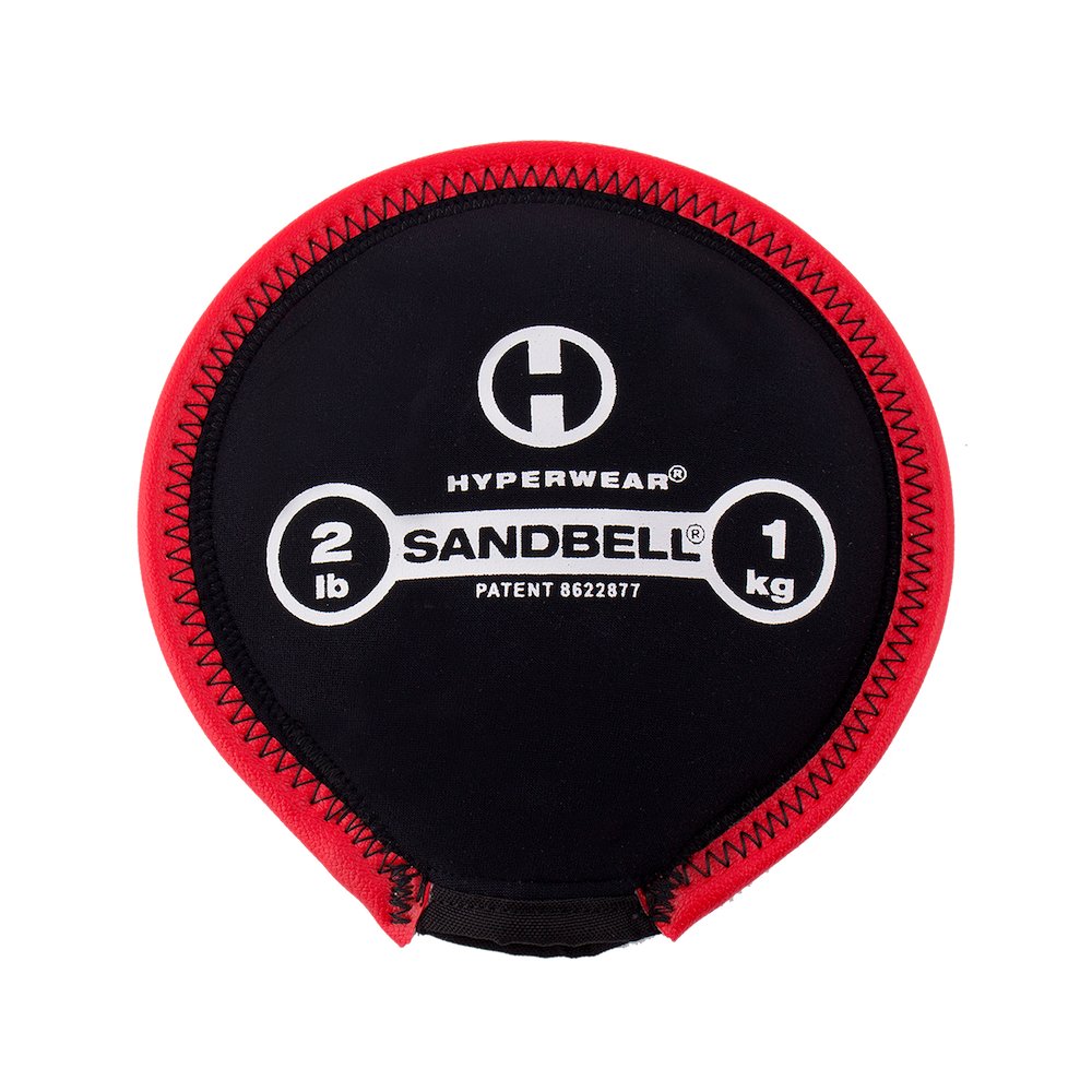 Hyperwear SandBell® Soft Sandbag Weight – Pre-Filled (2 lb – Red)