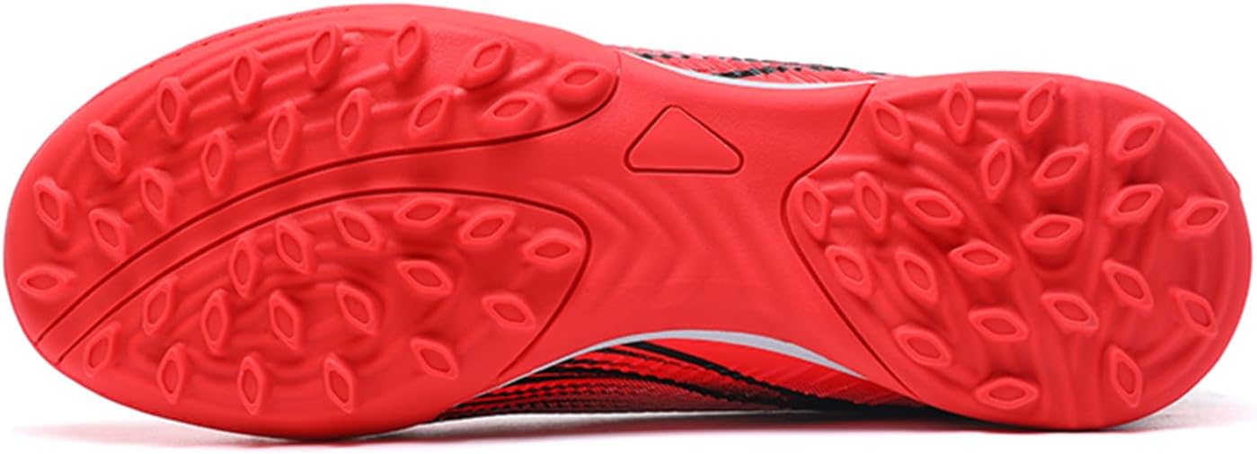Men's High Top Soccer Shoes FG Long Spikes Adult Football Shoes Lightweight Professional Athletic Training