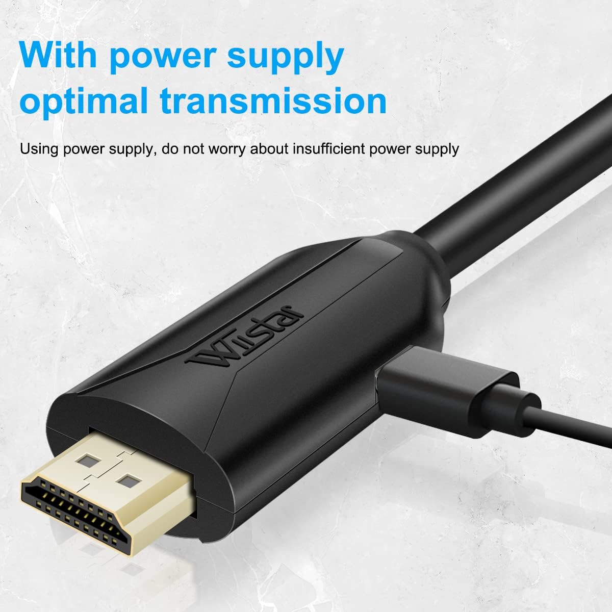 HDSUNWSTD Cat5e Cat6 RJ45 RJ45 2 196ft/60m 1080p HDMI Over Ethernet / Ethernet Cable, Male to Female HDMI to Ethernet