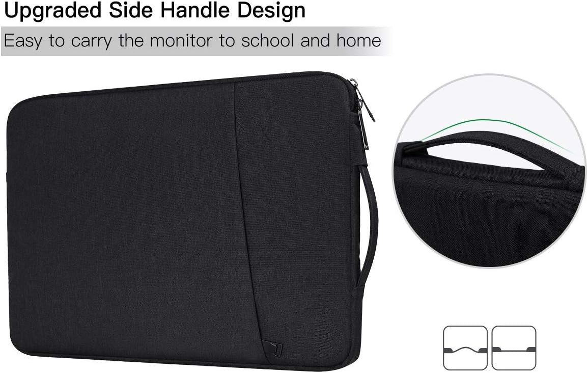 CaseDeer 18.5 Inch 18.5 Inch Pocket(18.1x11.8 Inch) Portable Monitor Case Sleeve Bag Compatible with Most Large