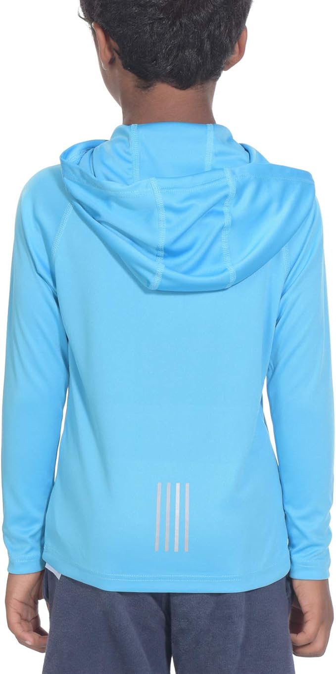 Hoodies for Boys Outdoor Recreation Shirts - Youth Athletic Tops Sun Protection UPF 50+