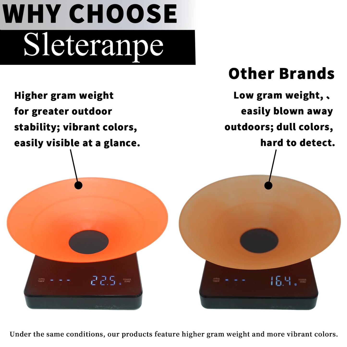 Sleteranpe Pro Disc Cones (Set of 50) – Soccer Cones for Training with Drawstring Bag & Strap – Agility Cones for Basketball, Football, and Sports Drills