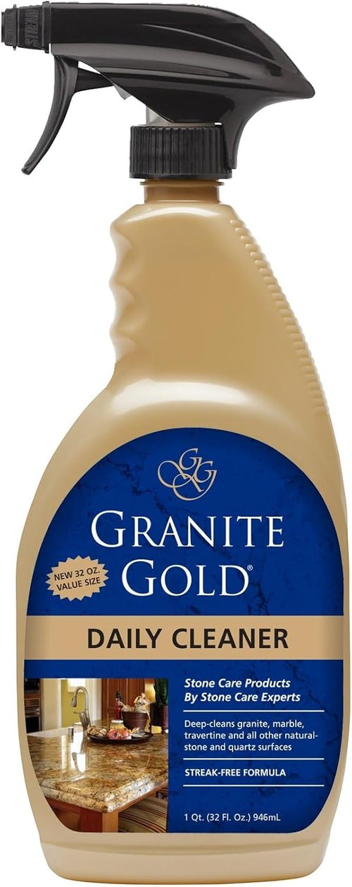 Granite Gold Daily Cleaner - Safe for Granite, Marble & Quartz Surfaces | 32 Ounces