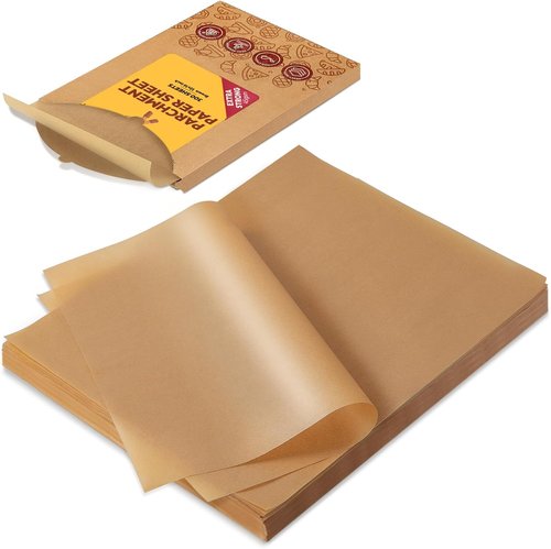 Katbite Parchment Paper - 300 Sheets, 12x16 In, Heavy Duty, Unbleached Non-Stick for Baking & Cooking