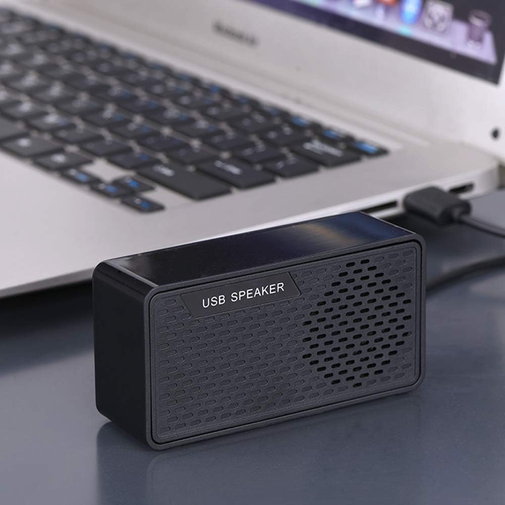shuley USB Computer Speakers, USB Powered Mini Sound Bars, Laptop Stereo Speaker, Plug and Play to Save Space,Suitable