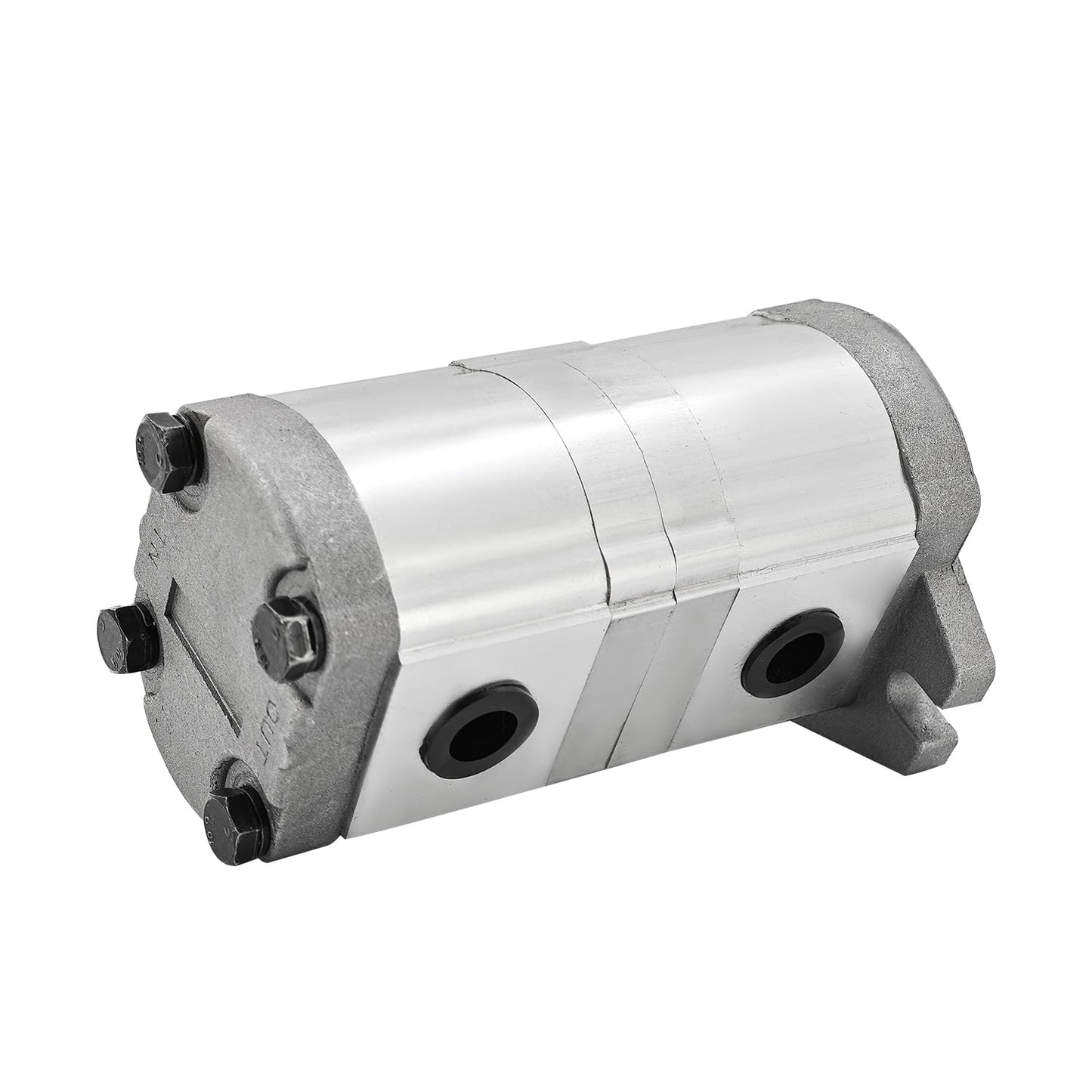 NEW HGP‑33A‑F4/4R Hydraulic Gear Pump Shaft 15.87mm 5/8" 25MPa 1800RPM Hydraulic Tandem Double Gear Pump Keyed Shaft for Mini Excavator Lifting Agricultural Machinery Inlet 3/4" Outlet 1/2"
