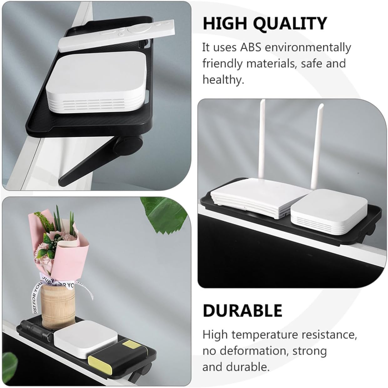 Angoily Adjustable Monitor Riser - Stylish TV Stand for Home & Office