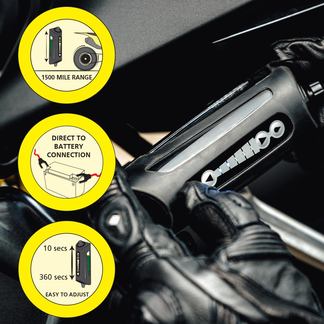 Scottoiler xSystem 3.0+ Electronic Automatic Motorcycle Chain Lubrication System with Bluetooth App Control, Biodegradable Green Scottoil & Traveller Expansion Bag Extra Range Bundle