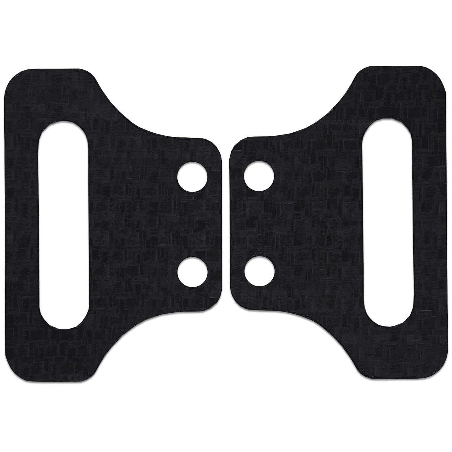 [1 Pair] OWB Curv Belt Loops for Holsters - (Black) - (No Hardware) - (12 Layers) - (Fits Belt Sizes Up to 1.50in) - Easy Installation - Ideal for Everyday Carry - USA Made