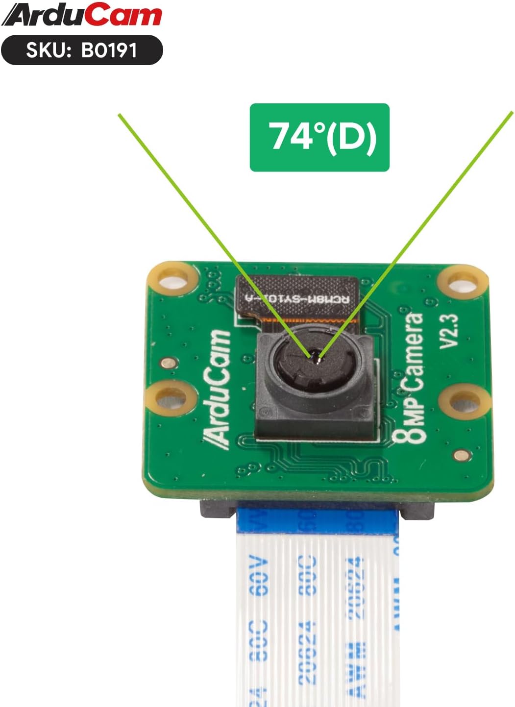 Arducam 8MP IMX219 Camera Module for NVIDIA Jetson Orin - High-Resolution Imaging