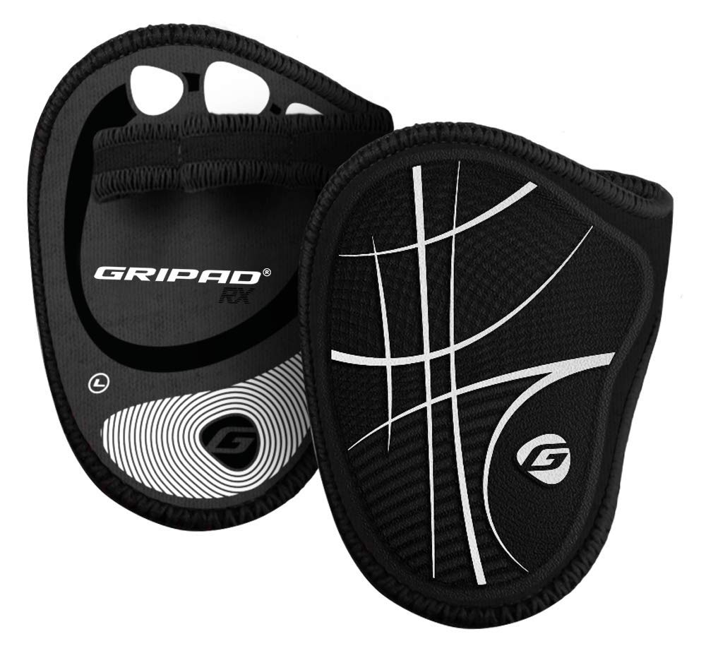 Gripad RX Lifting Grips | The Most Durable Grip Pads Yet | The Alternative to Weight Lifting Gloves, Gym Workouts, WOD, Weightlifting & Fitness | Neoprene Padded Hand Grips | Flexible Rubber Palm
