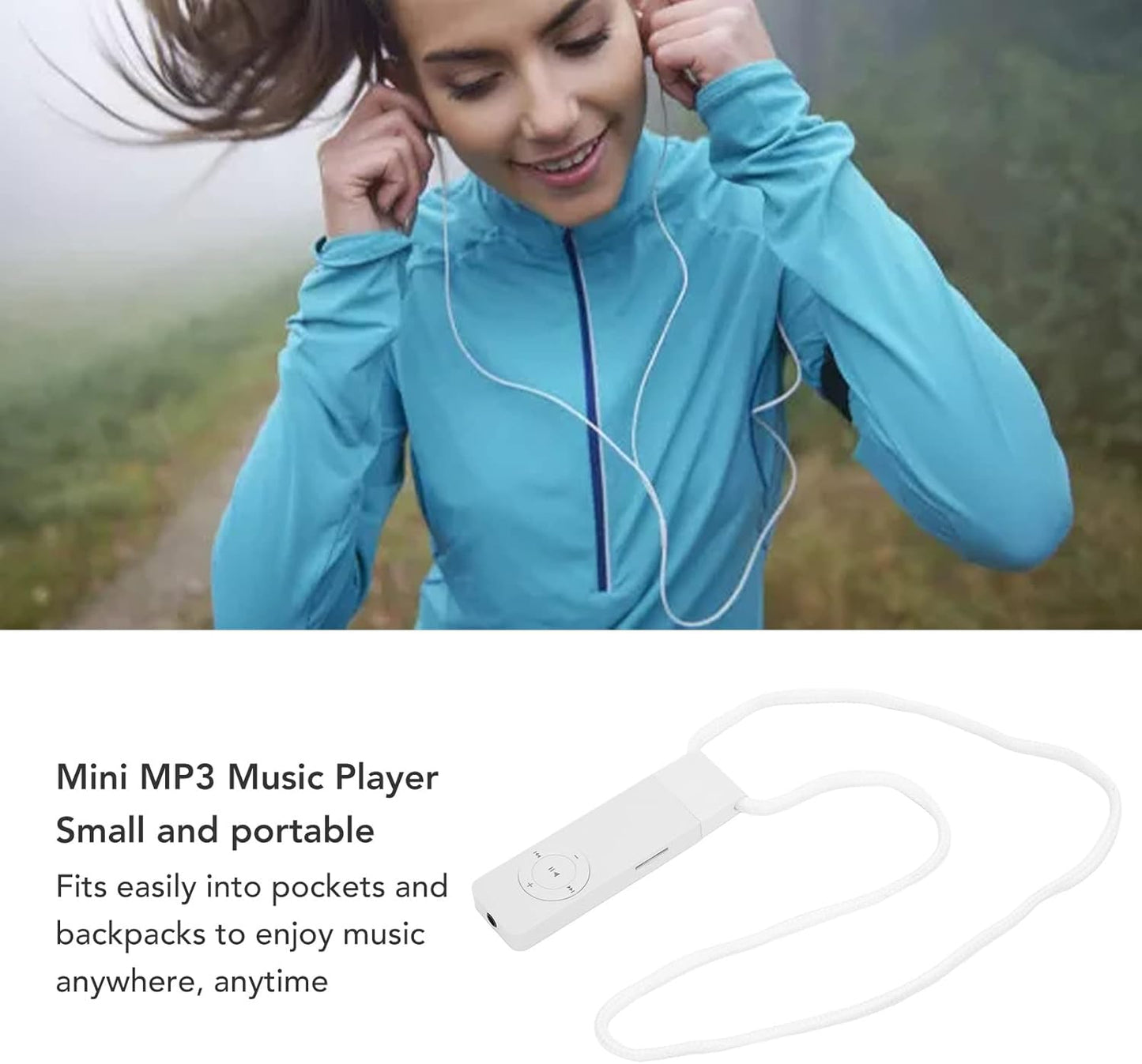 Sorandy 64GB Mp3 Player Portable Digital Lossless Player, Suitable for Children HD Sound Quality No Phone Required