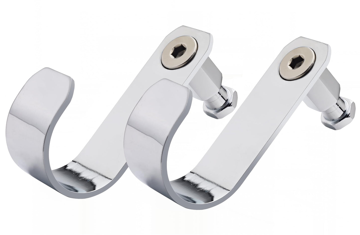 Kupo Hex J Hook Heavy Duty Steel Hanging Hooks, 2 Pack with Hex Pin for Convi Clamp Systems, Designed for Suspending Cables, Chains, Accessories, and Grip Equipment in Studio Environments (KG000712)
