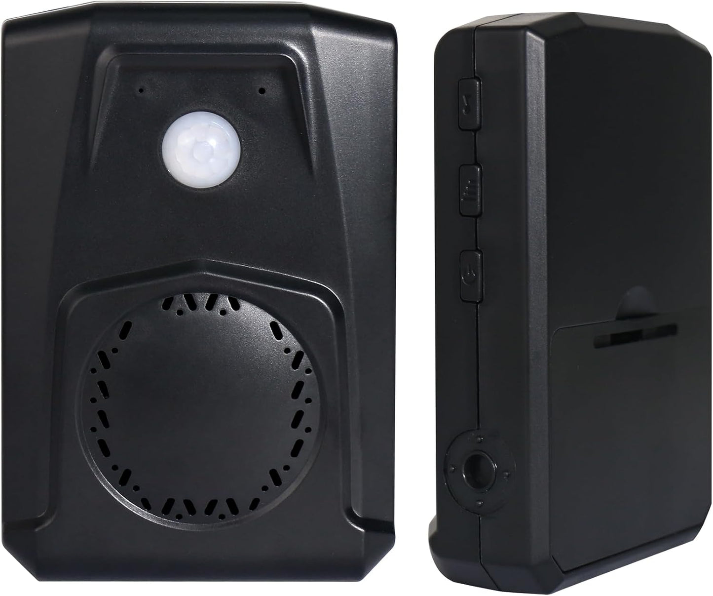 Waytronic MP3 90dB 13ft 120 Programmable Motion Sensor Voice Player, PIR Infrared Motion Activated Speaker with Custom