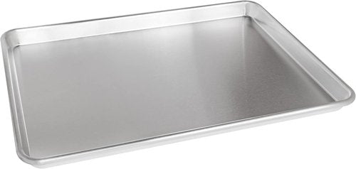 Fat Daddio's Half Sheet Pan Set - Natural Aluminum, 2-Pack for Perfect Baking Results