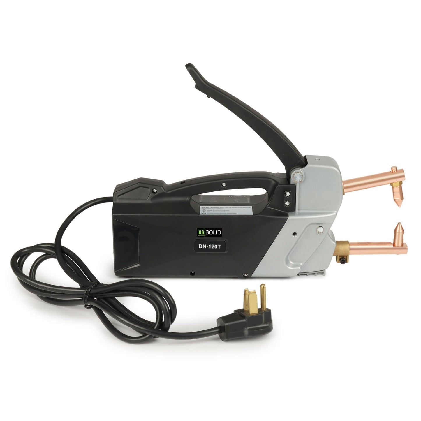 U.S. Solid Portable Spot Welder Welding Parameters Adjustable, 2+2mm Metal Sheet Spot Welding Machine with Handheld Welding Tip Gun, 110V Single Phase
