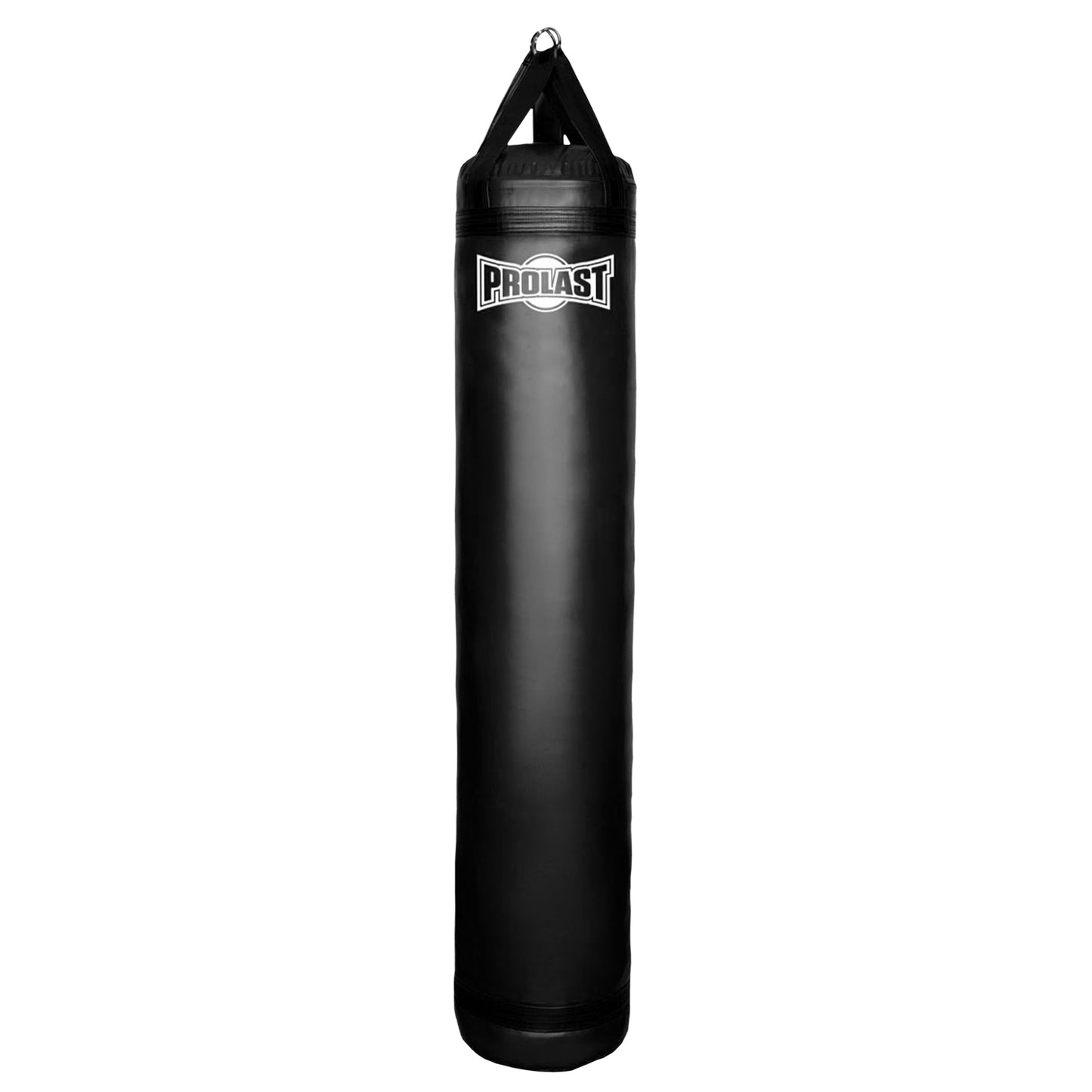 PROLAST Heavy Punching Kicking Bag for Adults, Boxing, MMA, Martial Arts, Muay Thai, Strength Training Equipment, 5ft, 100 lbs, Classic Logo, Black Filled