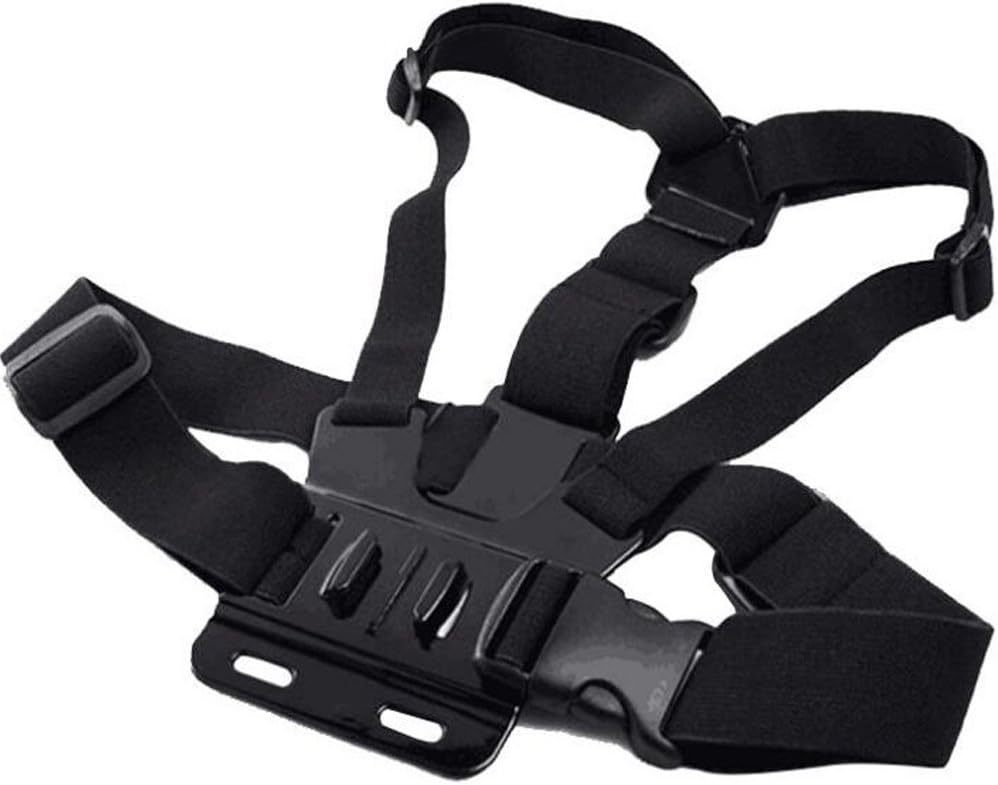 Walway Adjustable Chest for Mount Harness Most Action Cameras, Fully Adjustable Strap Size
