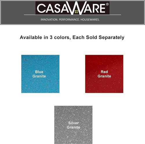 CasaWare Large Flat Baking Cookie Sheet - 12.5 x 14-Inch with 1.5-Inch Handle | Ceramic Non-Stick Coating