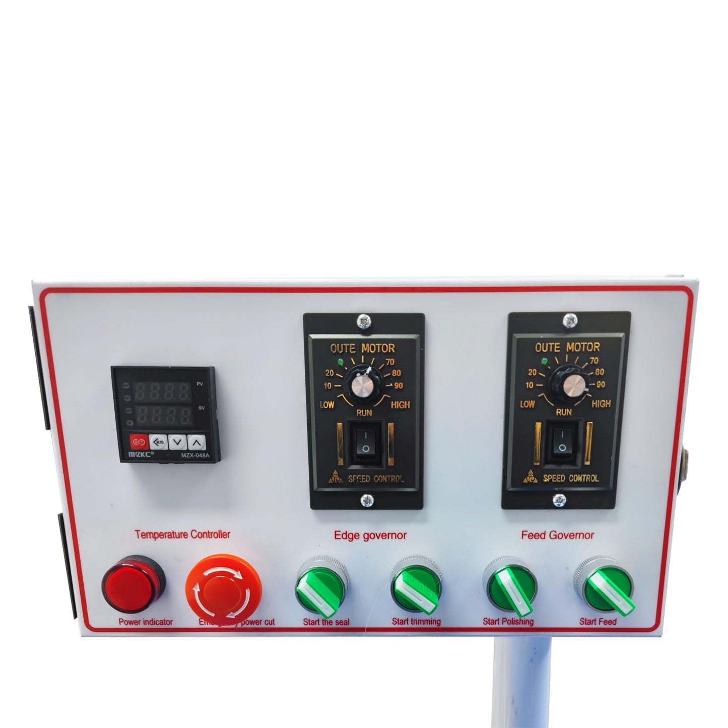 WYDDDARY Automatic Edge Bander Banding Machine Woodworking Curve Straight Edge Bander Double-sided Gluing Trimming Machine Trim Neatly Head and Tail Automatic Plate Feeding 110V