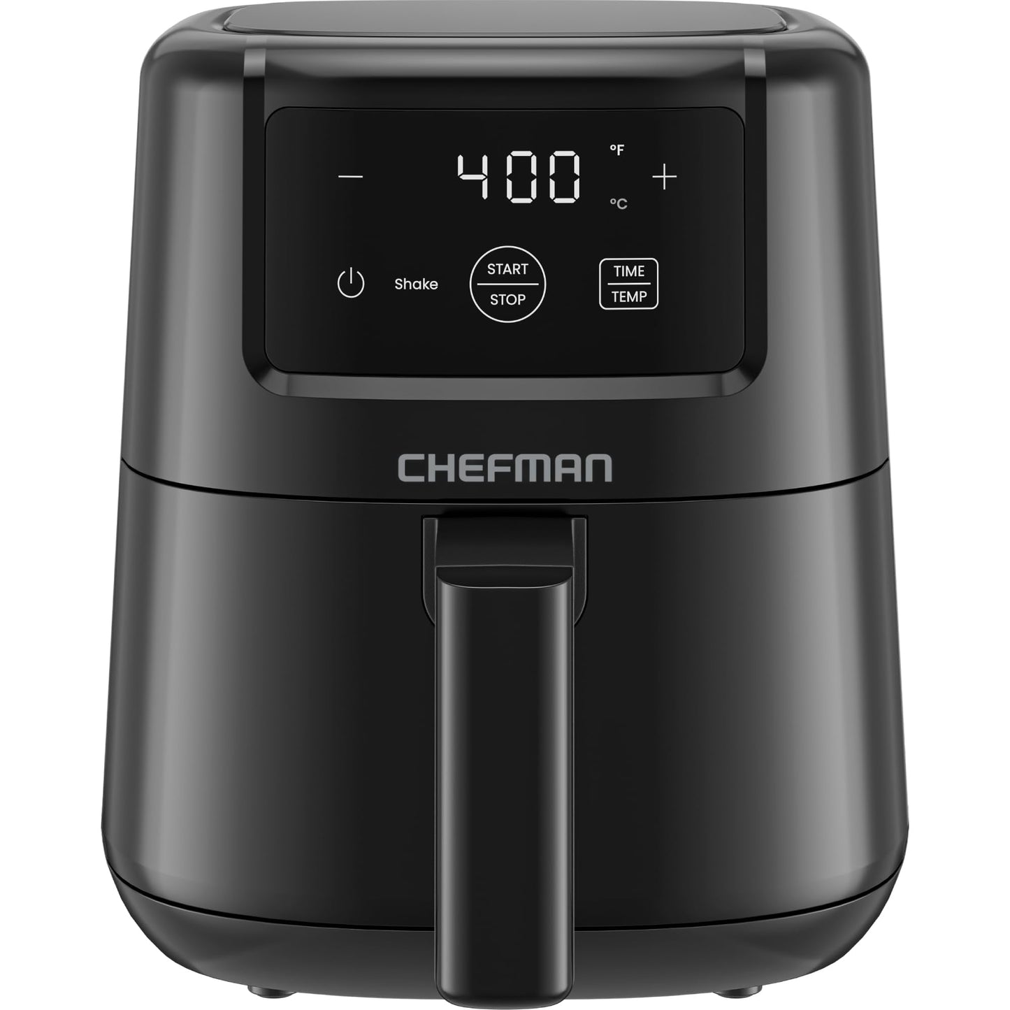 CHEFMAN 2 Qt Mini Air Fryer – Digital Space-Saving Compact Air Fryer with Nonstick and Dishwasher Safe Basket, Quick & Easy Meals in Minutes, Features Digital Timer and Shake Reminder – Black