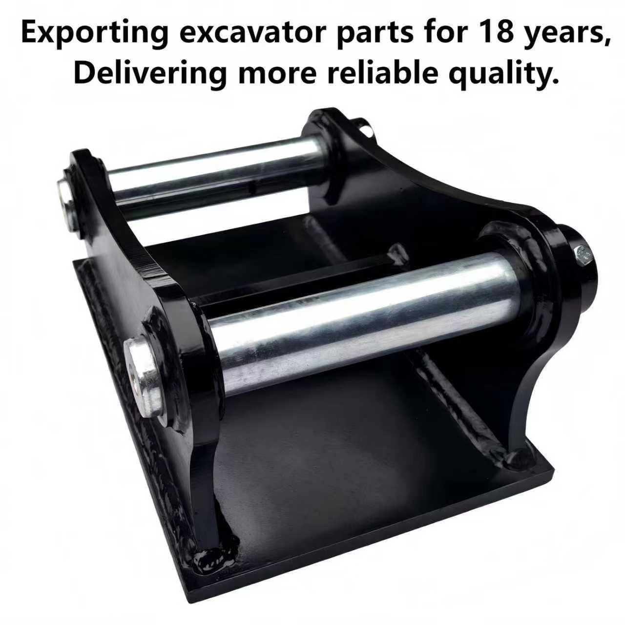 Bucket Attachment Ear Weld/Welded Base Plate on 50mm/1.97in 12“ C-C Compatible Cat 307 308 309 Mini Excavator，Mini Excavator Accessories Bucket Attachment.