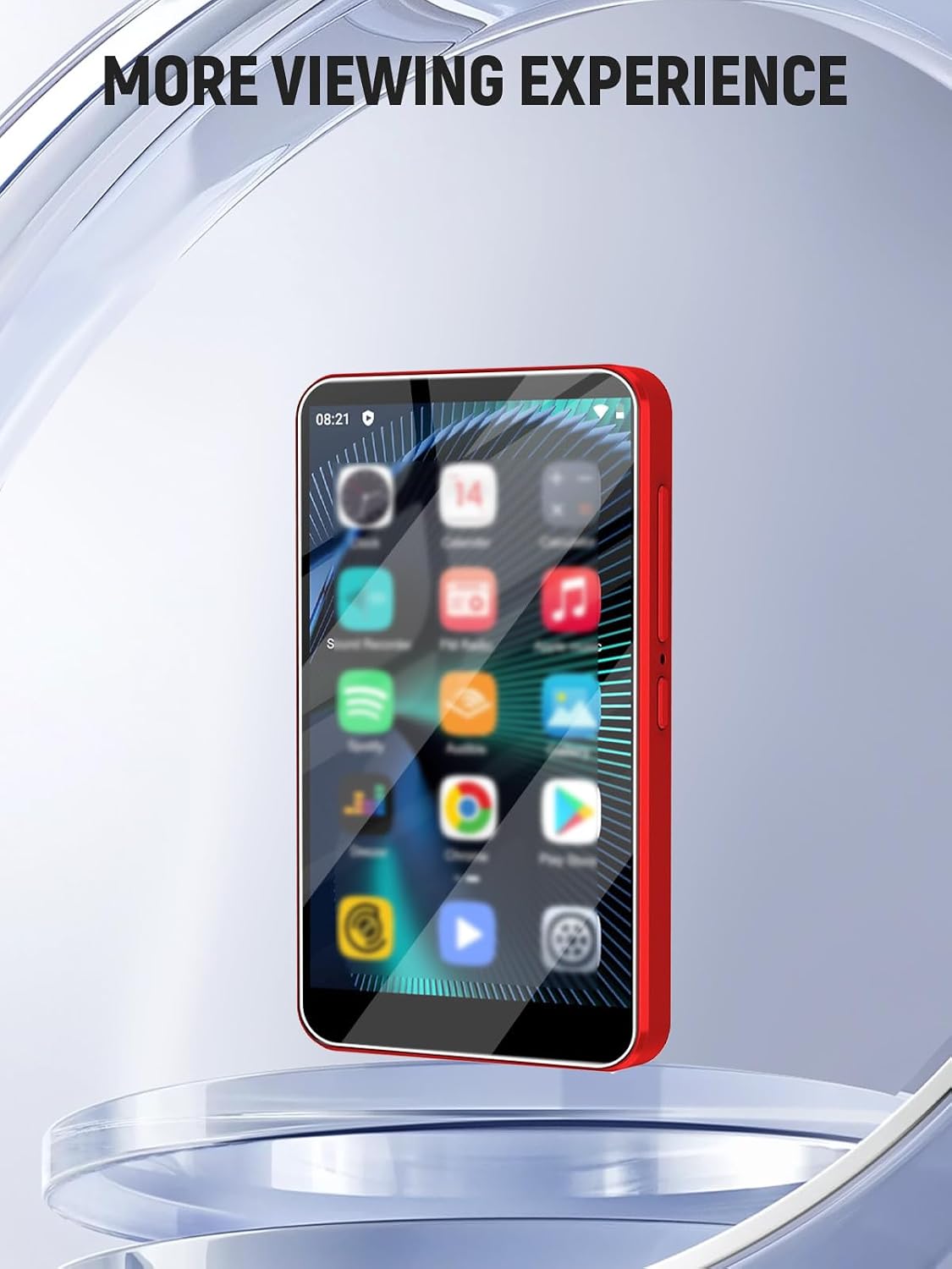 FJIASTB 4" M505 MP3 (3 Screen Protector for ZAQE Player, Ultra-Thin Scratch-Resistant Soft Film Pcs, Not Tempered
