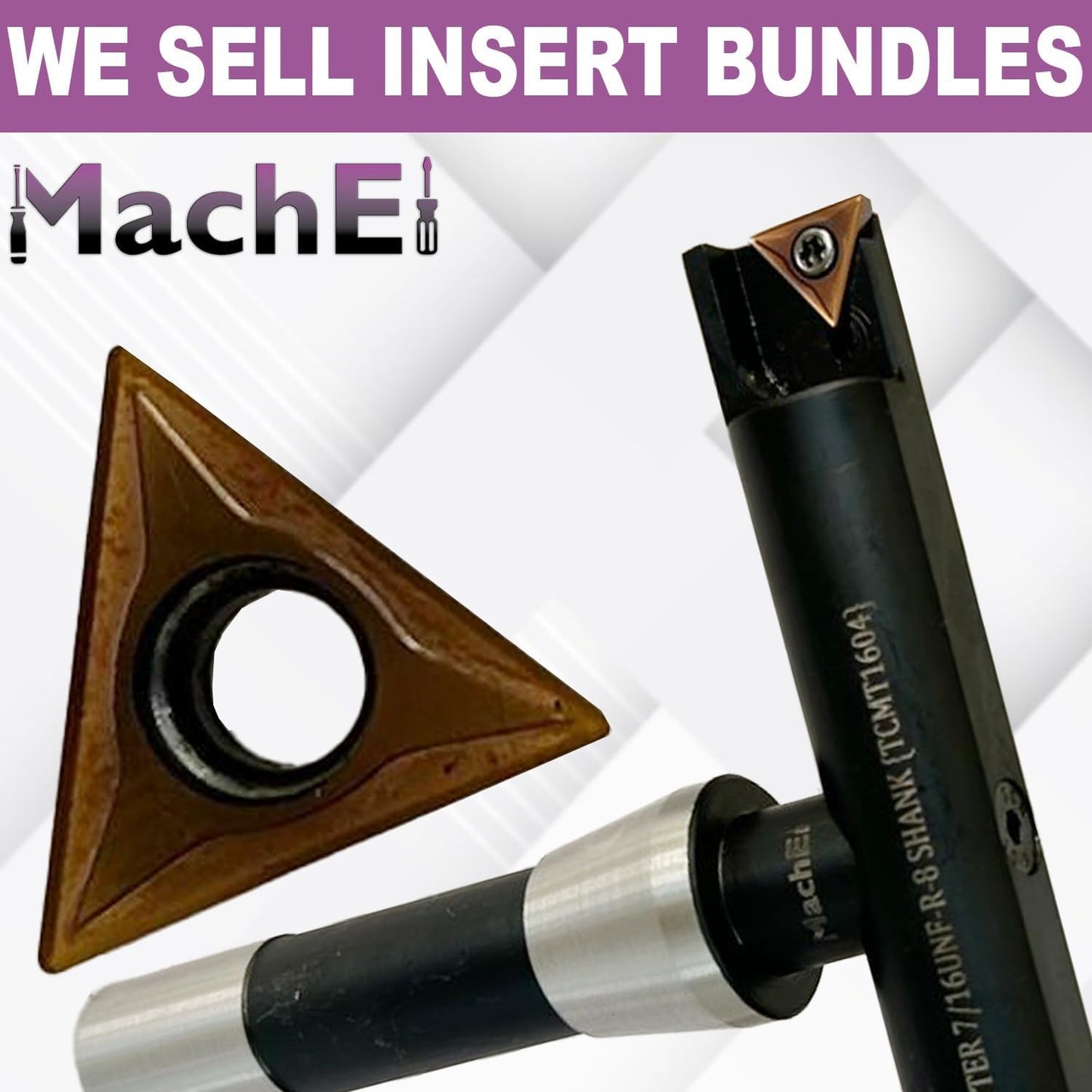 MachEl New Balanced Design 6″ Fly Cutter Indexable Type with R8 Shank (7/16 UNF Drawbar Thread) Single Insert Face Milling Cutter TCMT1604 Insert Included Torx Screw & Star Key Included
