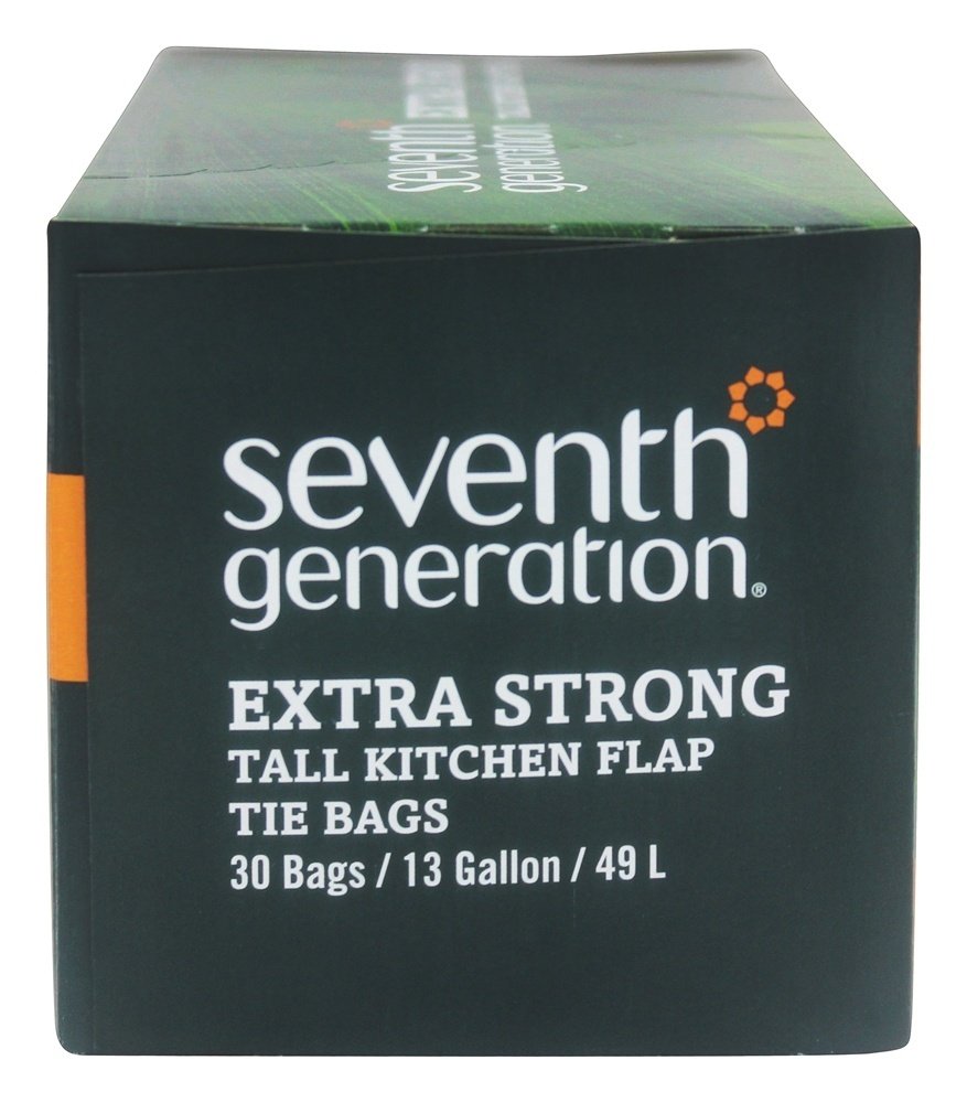 Seventh Generation, Tall Kitchen Trash Bags 13 gal, 30 count