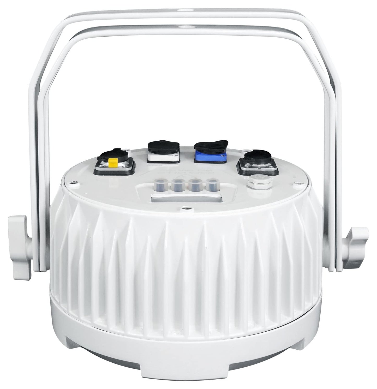 Rockville WET PAR PRO WHITE 12 LED RGBWA+UV Par Wall Wash Up Light, Waterproof IP54, DMX Control, Adjustable Beam, for Restaurants, Stages, Clubs