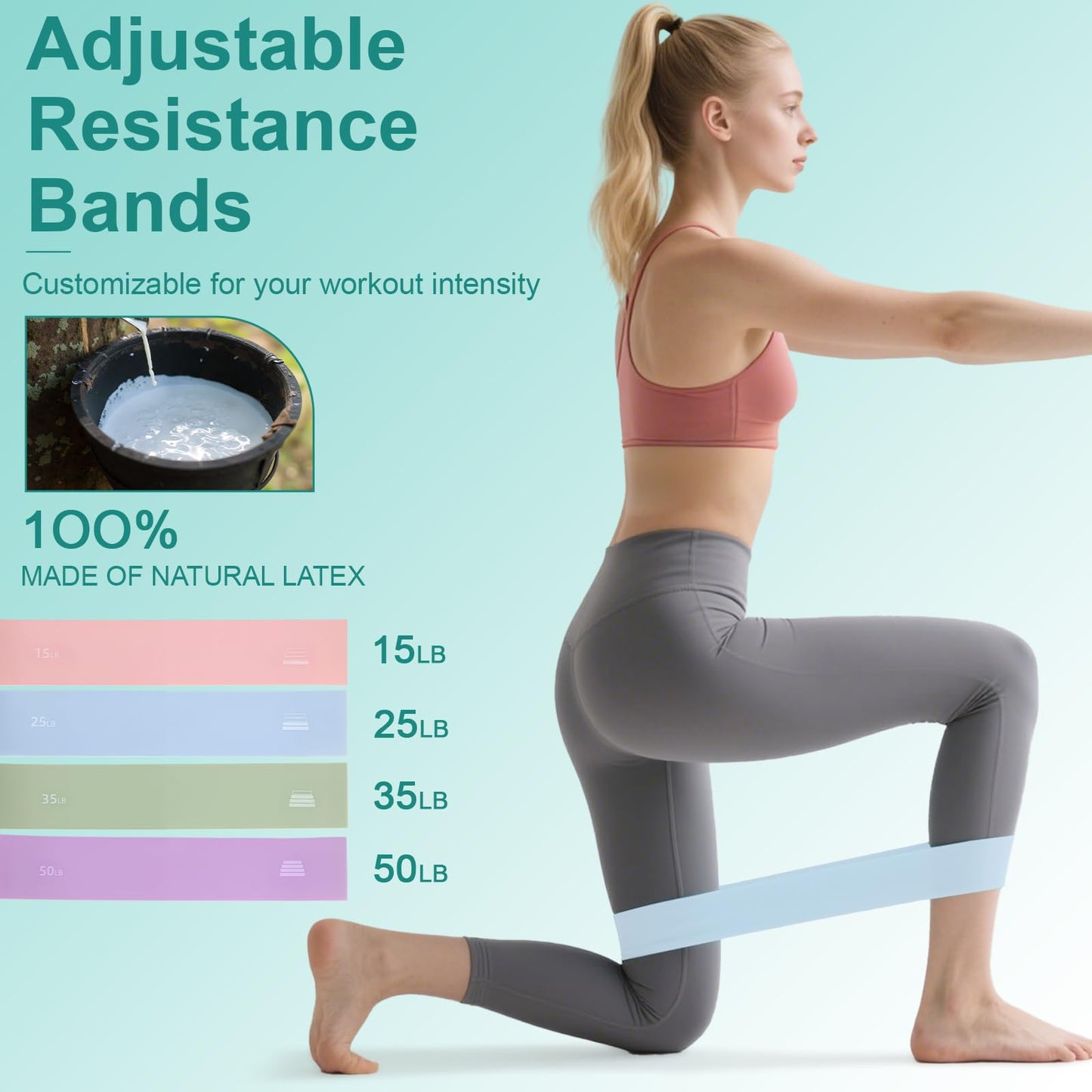 VIJLXI Pilates Kit, Home Pilates Equipment with Pilates Ring, Ball & 4 Resistance Bands, Core Strength Training for Flexibility & Muscle Toning