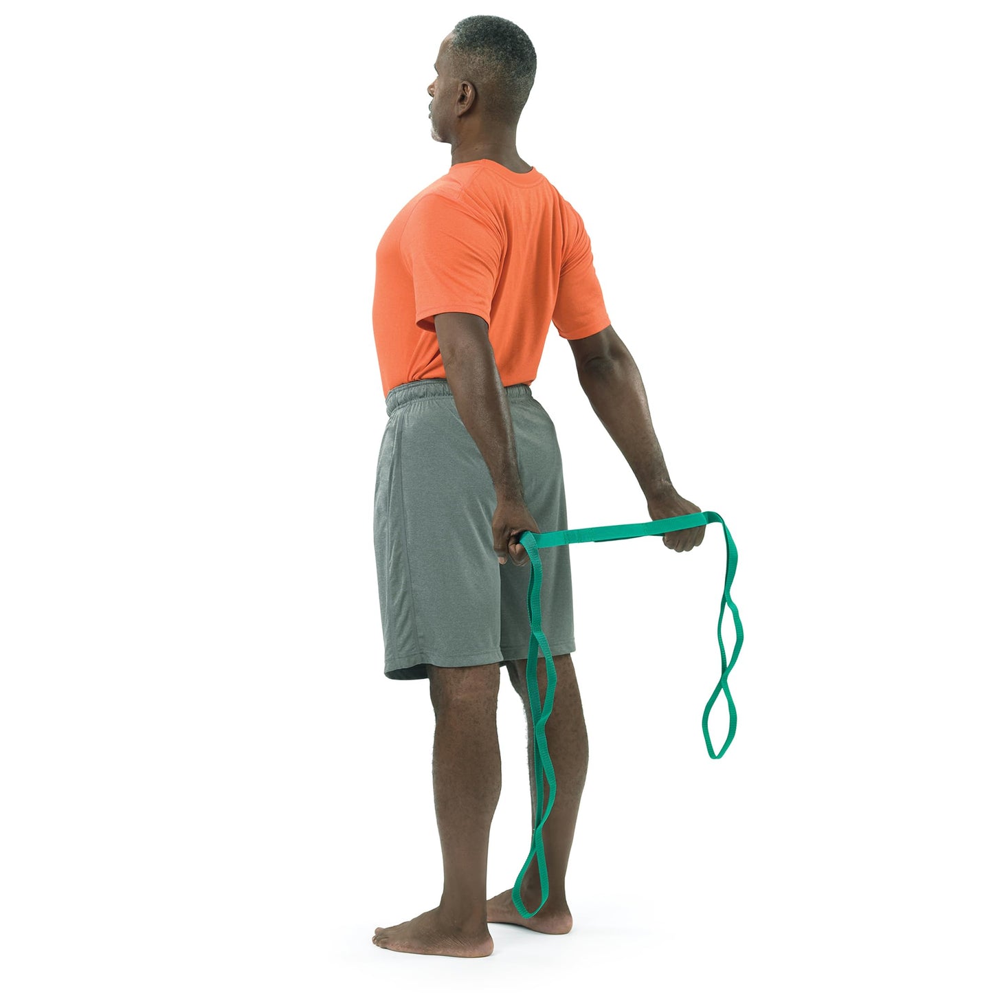 The Original Stretch Out Strap with Exercise Poster – Made in the USA by OPTP – Stretching Strap and Yoga Strap for Stretching, Physical Therapy Exercise and Flexibility