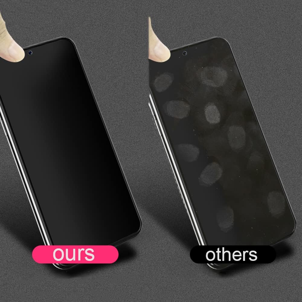 BYIUIHS 2-Pack S22 (2+2) (4 Screen Protector for Samsung Galaxy Ultra - Matte Finish + Clear Camera Lens Protectors