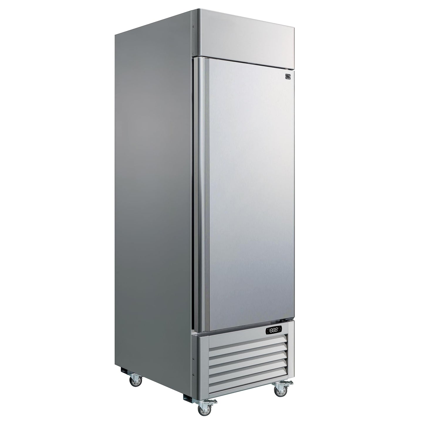 Kenmore Commercial Freezer – Upright Convertible Refrigerator, Frost Free, Congelador For Restaurant, Industrial Use, Cafe, Shop, Reach-In Full-Size 23 Cu.ft Stainless Steel