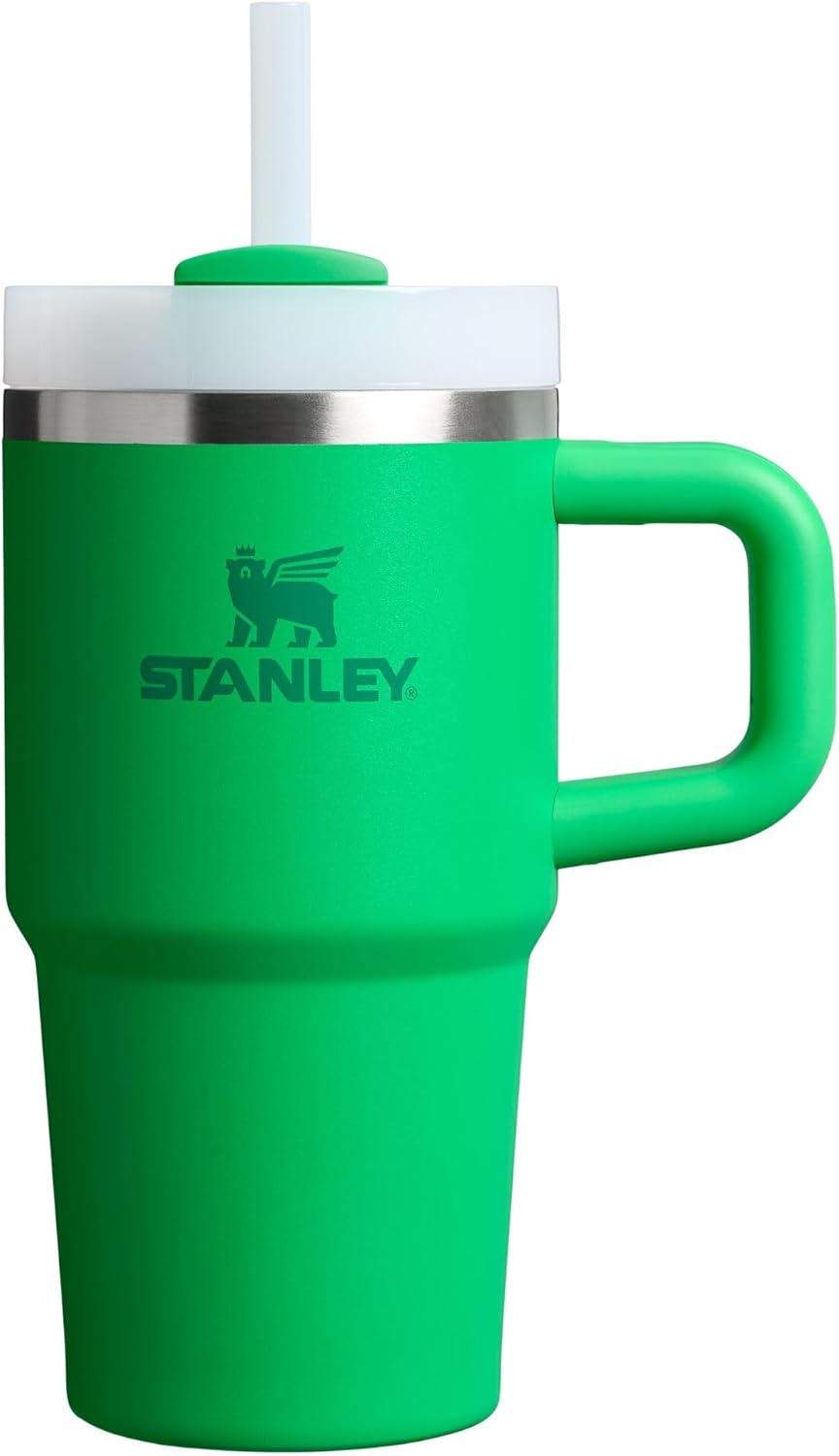STANLEY Quencher H2.0 Tumbler - Insulated 20 oz Stainless Steel Cup with Handle & Straw | Meadow Color